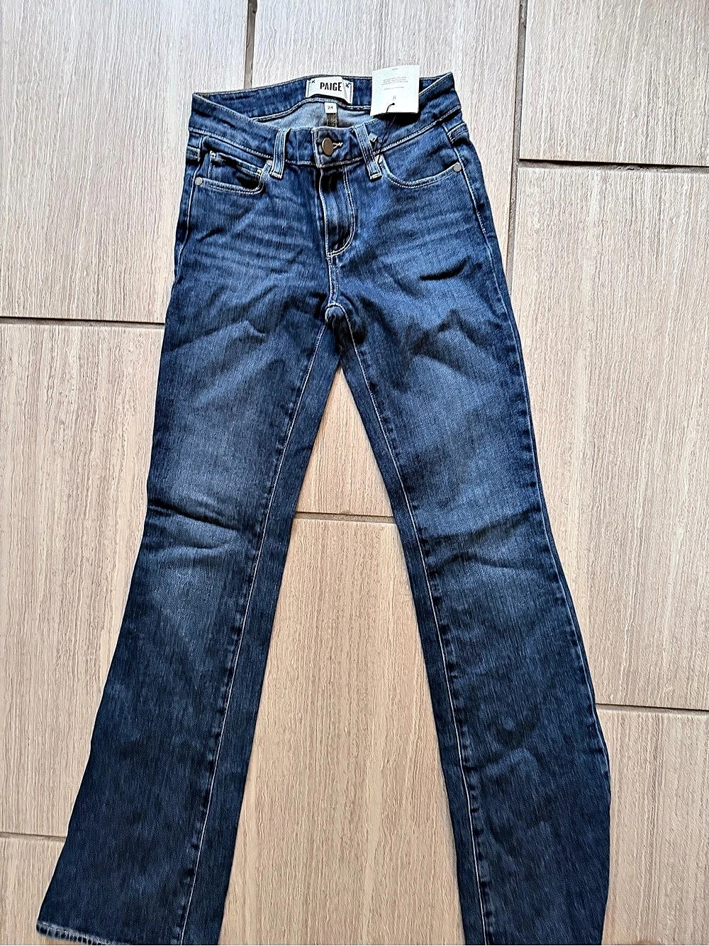 Paige Women's Flare Jeans Waist 24 Blue